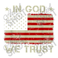 Vintage Old American Flag In God We Trust Christian Vintage Raglan Crop Top | Artistshot