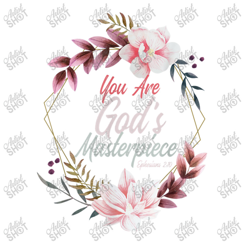 You Are God's Masterpiece Ephesians 210 Prayer Bible Verse Art Raglan Crop Top by Aria-Proctor | Artistshot