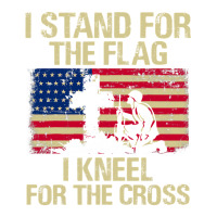 I Stand For The Flag I Kneel For The Cross Veteran Day Gift 19 Raglan Crop Top | Artistshot