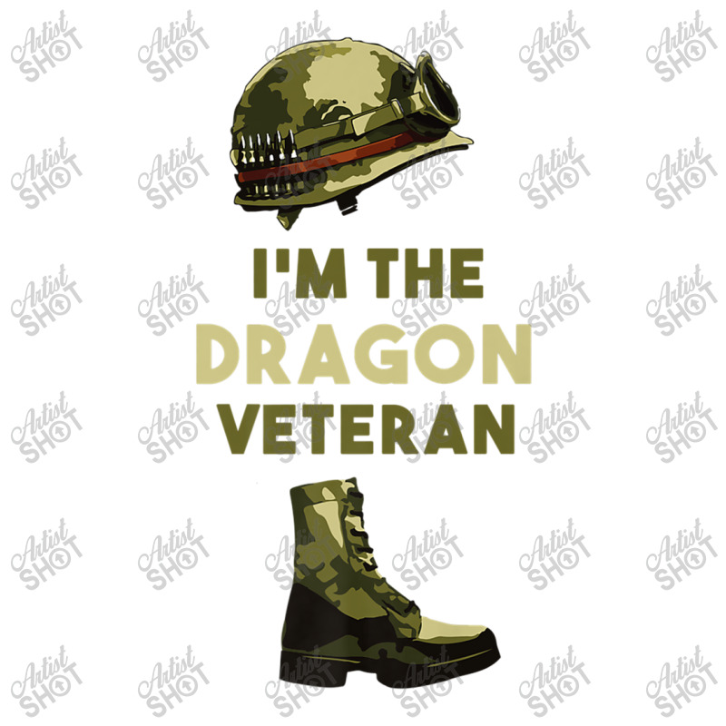 Patriot Soldier I'm The Dragon Veteran Music Vintage Retro Raglan Crop Top by HailieDesign | Artistshot