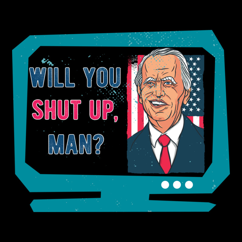 Will You Shut Up Man Biden Debate Quote New Style Long Sleeve Shirts | Artistshot