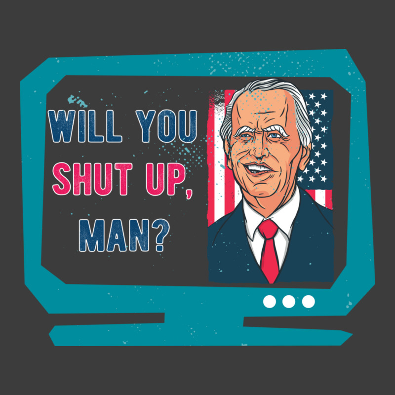 Will You Shut Up Man Biden Debate Quote New Style Men's Polo Shirt | Artistshot