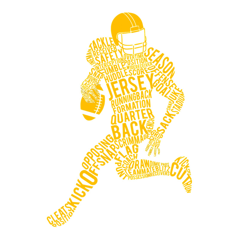 Football Player Typography 2 Raglan Crop Top by pester | Artistshot