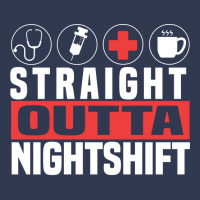 Straight Outta Night Shift Cute Nursing Fan Funny Nurse Gift Pullover Basic T-shirt | Artistshot