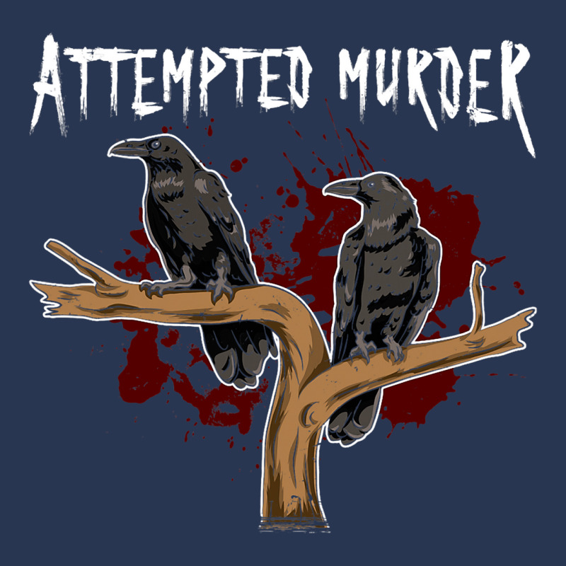 Crime Writer Literary Fans Funny Attempted Murder  Ladies Denim Jacket by JOEGREEN | Artistshot