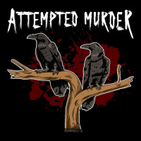 Crime Writer Literary Fans Funny Attempted Murder  Maternity Scoop Neck T-shirt | Artistshot