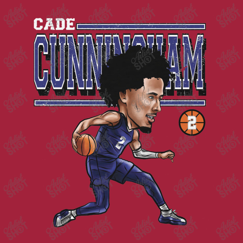 Cade Cunningham Cartoon Basic T-shirt by kr205 | Artistshot