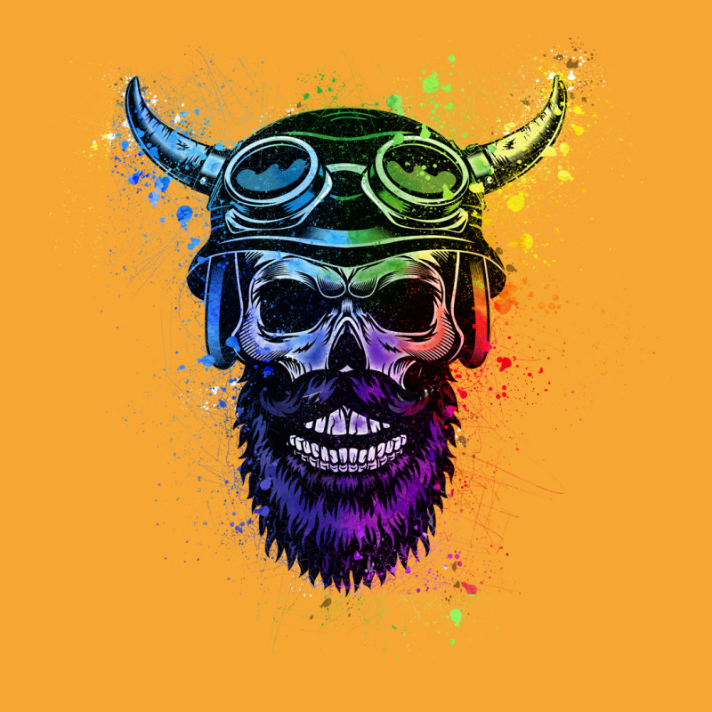 Skull With Viking Helmet Basic T-shirt | Artistshot