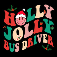 Bus Driver Holly N Jolly Santa Christmas Smiling X Zipper Hoodie | Artistshot