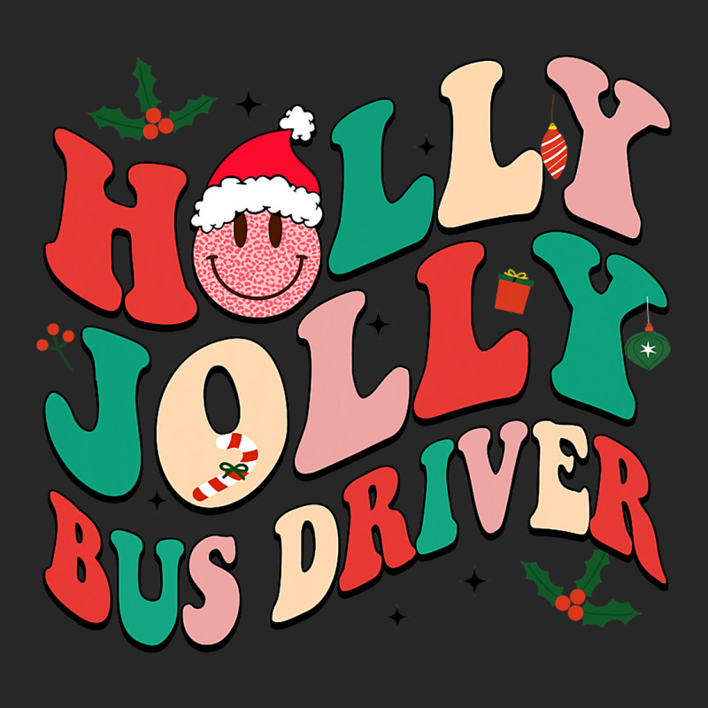 Bus Driver Holly N Jolly Santa Christmas Smiling X Men's T-shirt Pajama Set by MALIKASHARIF | Artistshot