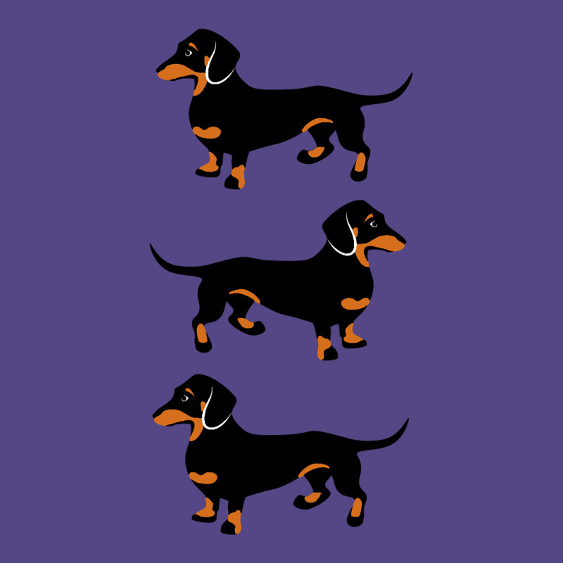 Black And Tan Dachshunds Basic T-shirt by Hoangduong | Artistshot