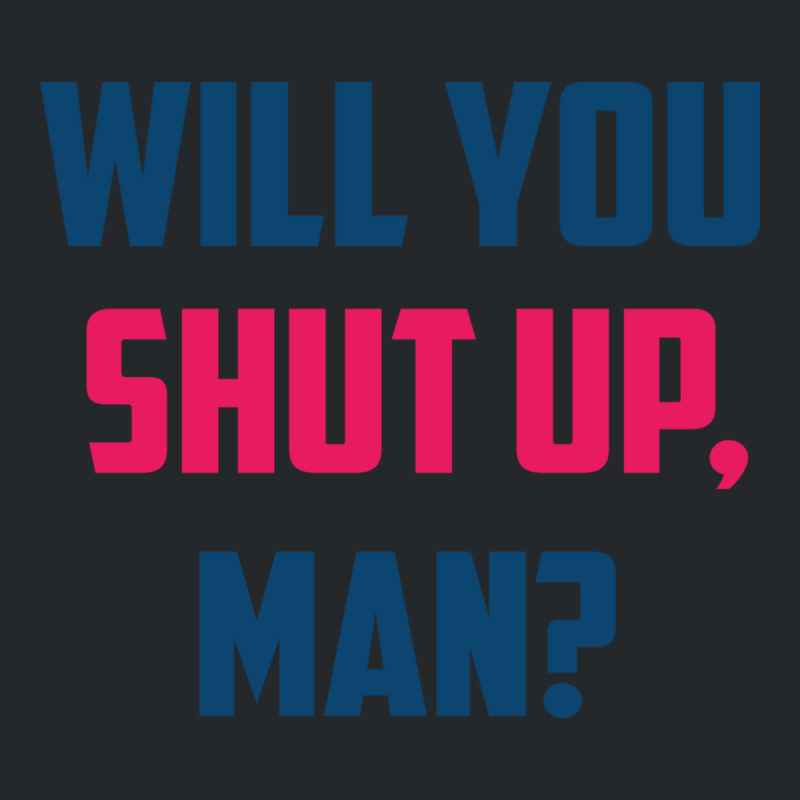 Will You Shut Up Man Biden Debate Quotemen's Funny Crewneck Sweatshirt | Artistshot