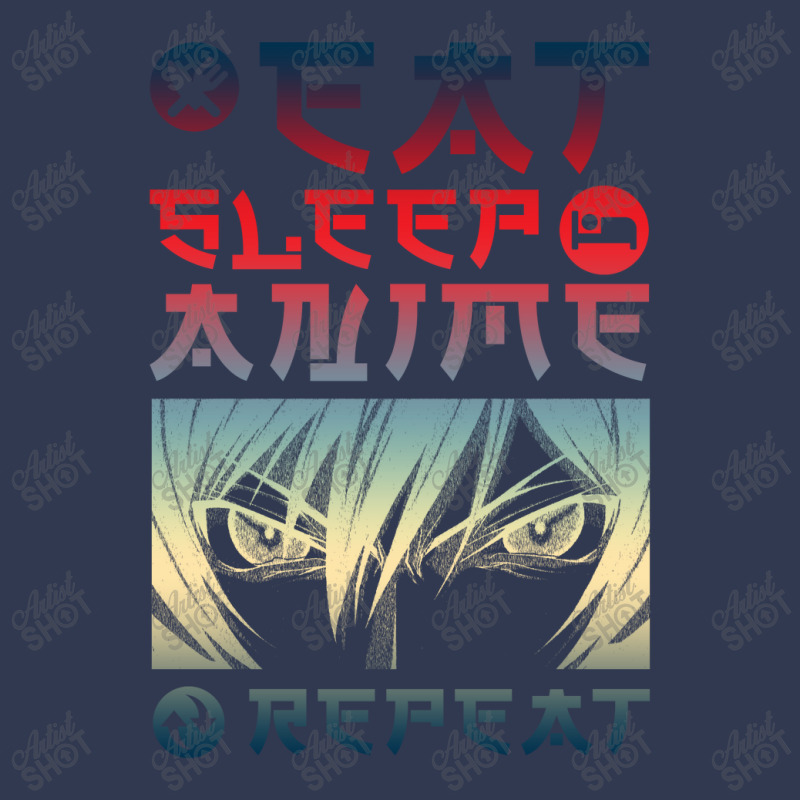 Eat Sleep Anime Repeat Tee Funny Basic T-shirt | Artistshot