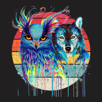 Wolf And Owl New T-shirt | Artistshot