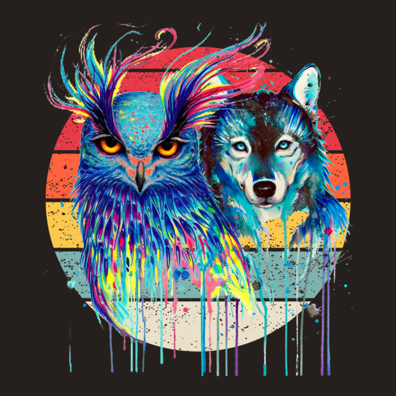 Wolf And Owl New Tank Top | Artistshot