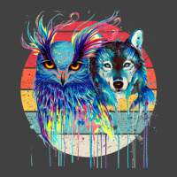 Wolf And Owl New Vintage T-shirt | Artistshot