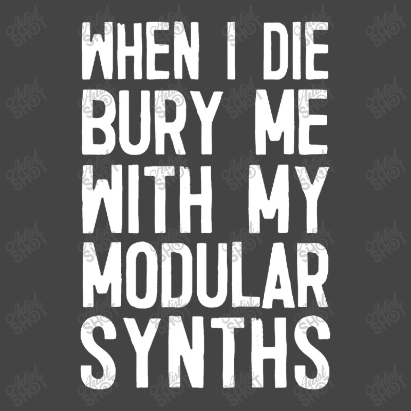 When I Die Bury Me With My Modular Synths Basic T-shirt | Artistshot