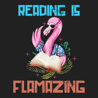 Book Reader Who Also Loves Animals Like The Flamingo 378 Booked Books Basic T-shirt | Artistshot