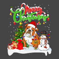 English Bulldog Xmas Lighting Matching Santa English Bulldog Dog Weari Basic T-shirt | Artistshot