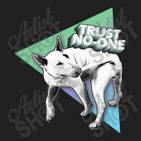 Trust No One Nihilist Dog Design Basic Youth T-shirt | Artistshot