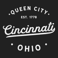 Womens Classic Retro Vintage Cincinnati Ohio Pride Usa Novelty V Neck Basic Youth T-shirt | Artistshot