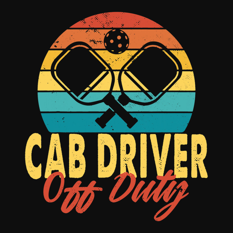 Cab Driver Off Duty Pickleball Player Retirement Crop Top by SiddharthaGish | Artistshot