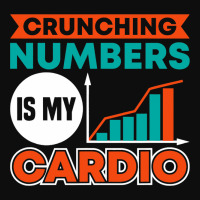 Crunching Numbers Is My Cardio Banker Crop Top | Artistshot