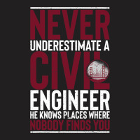 Civil Engineer Bridge Builder Engineering Student T-shirt | Artistshot