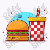 Burger And Soda Cartoon Tank Top | Artistshot