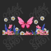 Butterflies And Flowers Printed Hat | Artistshot