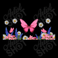 Butterflies And Flowers Lightweight Hoodie | Artistshot