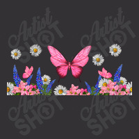 Butterflies And Flowers Vintage Hoodie And Short Set | Artistshot