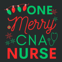 Certified Nursing Assistant One Merry Cna Nurse Ch Women's Triblend Scoop T-shirt | Artistshot