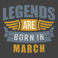 Legend Born March Vintage T-shirt | Artistshot