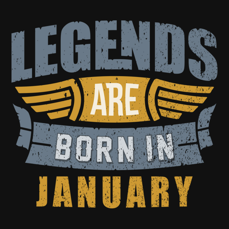 Legend Born January Baby Bibs by kullyyully | Artistshot