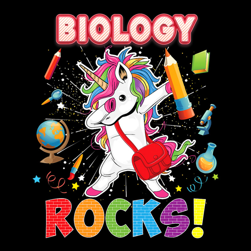 Biology Rocks Back To School Dabbing Unicorn First Men's 3/4 Sleeve Pajama Set | Artistshot