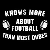 Knows More About Football Than Most Dudes 2 Baby Tee | Artistshot