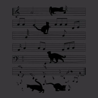 Black Cat Kitten Playing Music Note Clef Musician  Ladies Curvy T-shirt | Artistshot