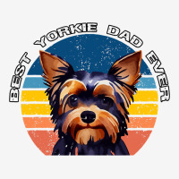 Best Yorkie Dad Ever Vintage 70s Style Yorkshire T Graphic T-shirt | Artistshot