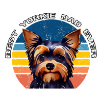 Best Yorkie Dad Ever Vintage 70s Style Yorkshire T Long Sleeve Shirts | Artistshot