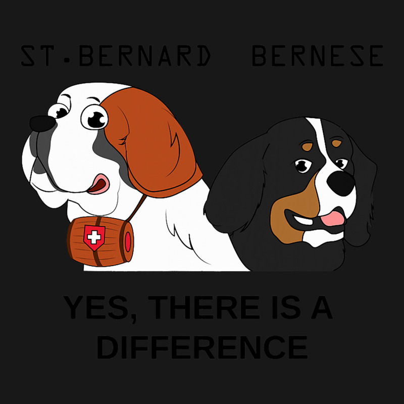 Bernese Mountain Dog And Saint Bernard Are Differe Flannel Shirt | Artistshot