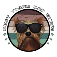 Best Yorkie Dad Ever Vintage Yorkshire Terrier Dog Crewneck Sweatshirt | Artistshot