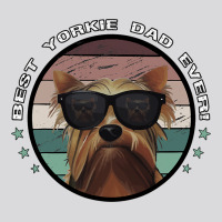 Best Yorkie Dad Ever Vintage Yorkshire Terrier Dog Women's Triblend Scoop T-shirt | Artistshot