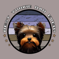 Best Yorkie Dad Ever Vintage Yorkshire Terrier Dog Vintage Hoodie | Artistshot