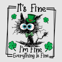 Black Cat Patricks Day Its Fine Im Fine Everything Exclusive T-shirt | Artistshot