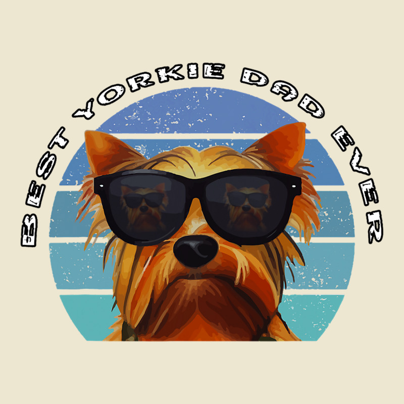 Best Yorkie Dad Ever Vintage Yorkshire Terrier W S Cropped Hoodie by GARYYATES | Artistshot