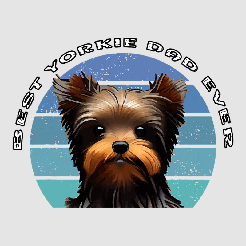 Best Yorkie Dad Ever Vintage Exclusive T-shirt | Artistshot