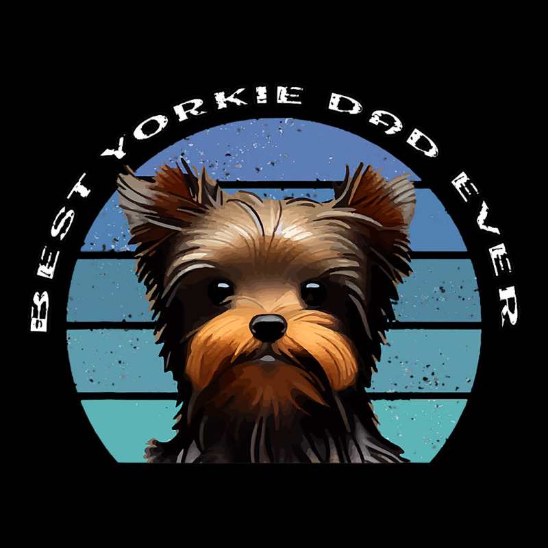 Best Yorkie Dad Ever Vintage Lightweight Hoodie | Artistshot