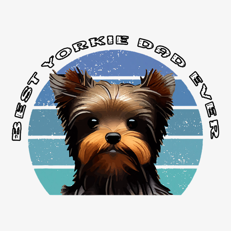 Best Yorkie Dad Ever Vintage Champion Hoodie | Artistshot