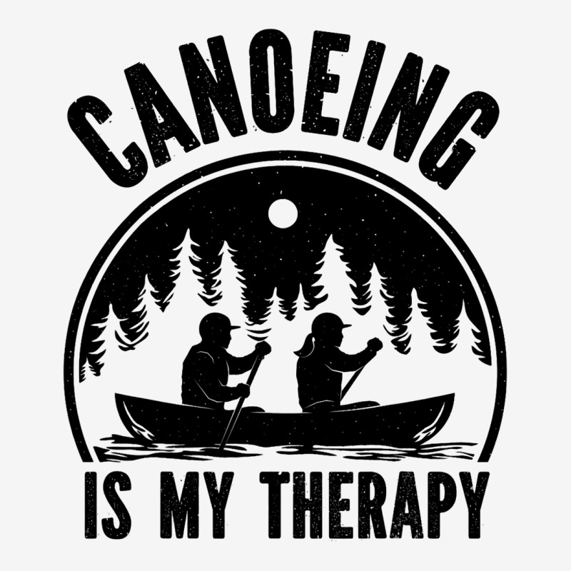 Custom Canoe Canoeing Lake River Canoeing Is My Therapy Adjustable Cap